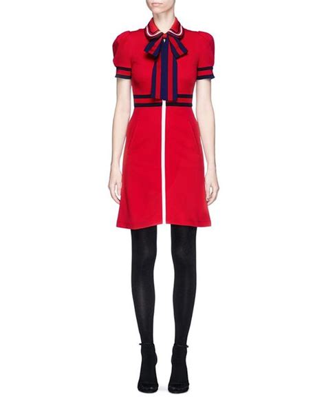 gucci web bow dress|gucci bow tights.